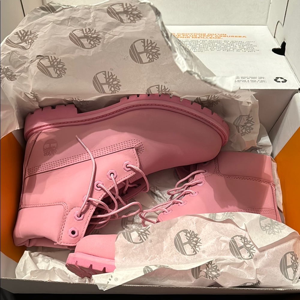 Women’s Timberland Boots - Pink (In Box)